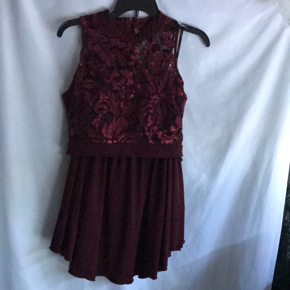 Sequin Skirt Set
